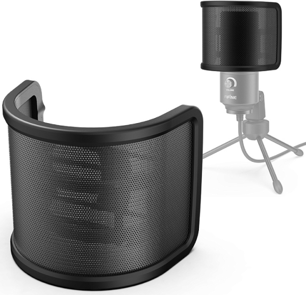 Купить Поп-фильтр Fifine U1 для конденсаторных микрофонов (Black)